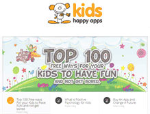 Tablet Screenshot of kidshappyapps.com